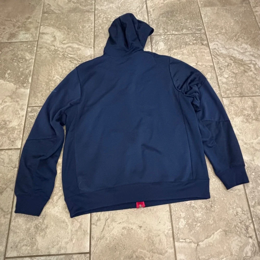 Nike KD Kevin Durant Therma-FIT Full Zip‎ Hoodie Mens XL Navy Blue 618297-410